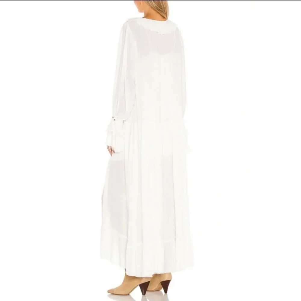 NWT FREE PEOPLE Sweet Darlin Maxi Dress Ivory M